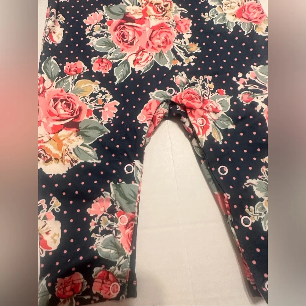 6M Penelope Plumm Floral Romper